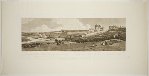 View from Palace Terrace at Saint Germain on Laye, from Twenty Views in Paris and its Environs