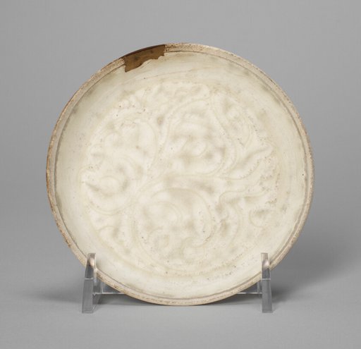 Dish with Floral Scrolls