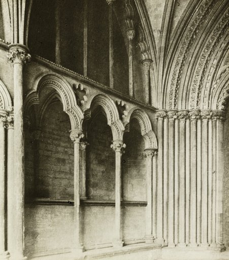 Ely Cathedral: Galilee Porch, details