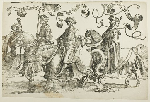 Abijah, Asa, Jehosafat, plate two, from The Twelve Kings of Israel