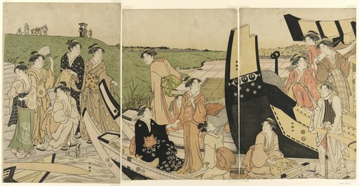 Pleasure Boats at a Landing