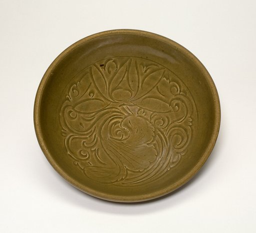 Bowl with Lotus Design