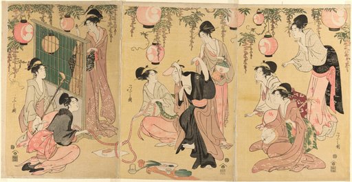 A Parody of Yuranosuke in the Pleasure Quarters (Mitate Yuranosuke yukyo)
