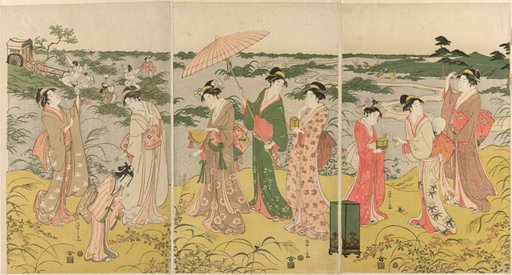 Parody of courtly insect hunt
