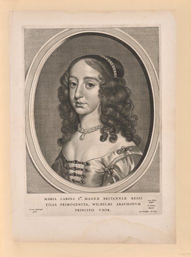 Mary Stuart, wife of William II, from Nine Portraits