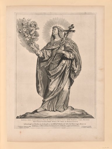 Saint Liduina, from Saints of the North and South Netherlands
