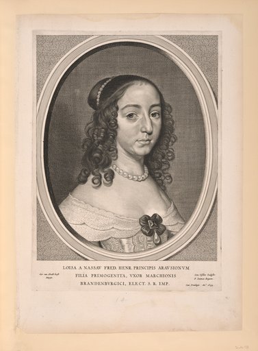 Louise Henrietta, Princess of Orange Nassau, from Nine Portraits
