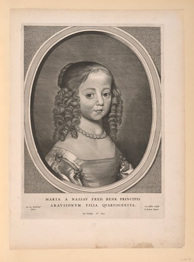 Mary, Princess of Orange Nassau, from Nine Portraits