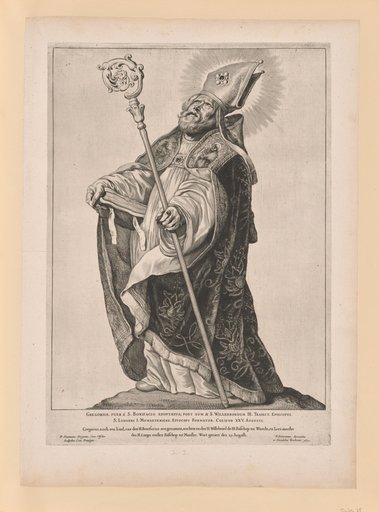 Saint Willebrord, from Saints of the North and South Netherlands
