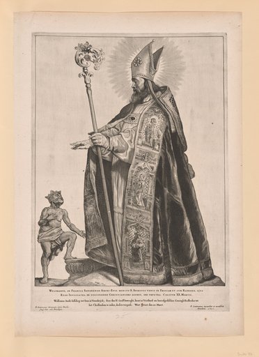 Saint Swithbert, from Saints of the North and South Netherlands