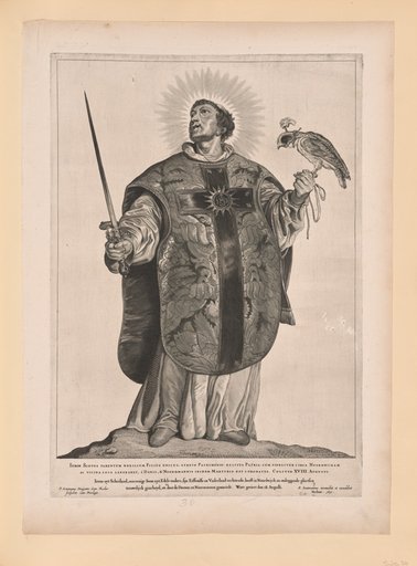 Saint Adalbert of Egmond, from Saints of the North and South Netherlands