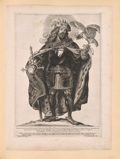 Saint Bavo, from Saints of the North and South Netherlands