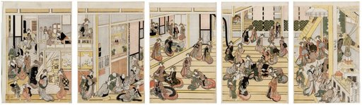 New Year's Day at Ogi-ya brothel