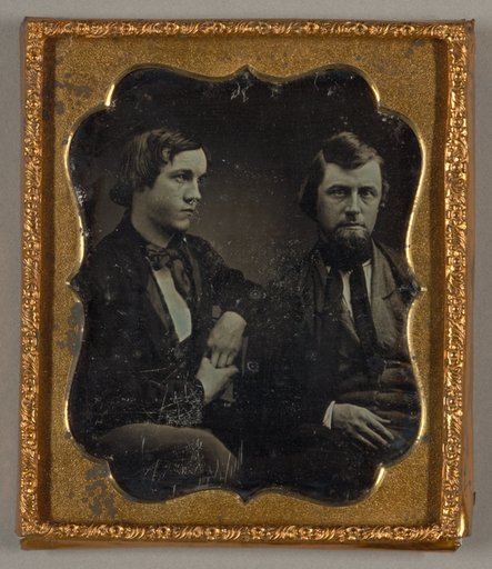 Untitled (Seated Man and Boy)