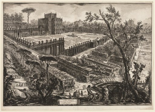 Villa Pamphili outside Porta S. Pancrazio, from Views of Rome