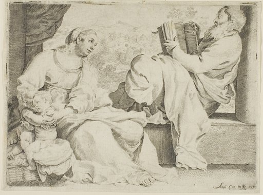 The Holy Family with Saint John the Baptist