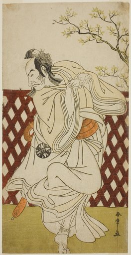 The Actor Nakamura Nakazo I as Sakon-gitsune in the Play Hana-zumo Genji Hiiki, Performed at the Nakamura Theater in the Eleventh Month, 1775