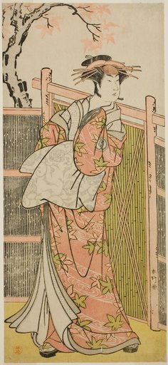 The Actor Sawamura Sojuro III as the Spirit of the Courtesan Takao in the Play Takao Daimyojin Momiji no Tamagaki, Performed at the Nakamura Theater in the Seventh Month, 1787