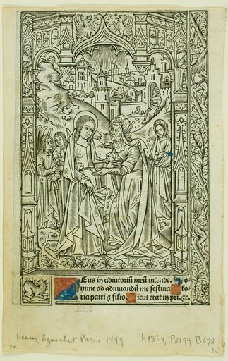 Visitation, from Book of Hours