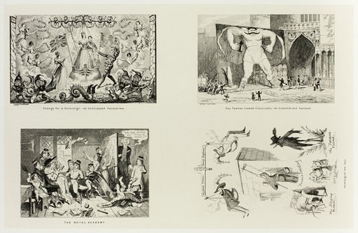 Change for a Sovereign - an Anticipated Pantomime from George Cruikshank's Steel Etchings to The Comic Almanacks: 1835-1853 (top left)