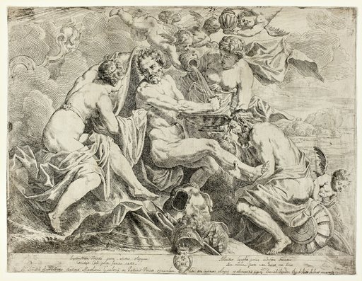 The Deification of Aeneas by Nymphs and Cupids