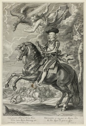 Ferdinand of Austria on Horseback