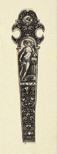 Ornamental Design for Knife Handle with Water, from the Four Elements