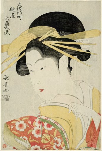 Osumi, a Tayu of the Tsuchiya in the Shinmachi Quarter in Osaka