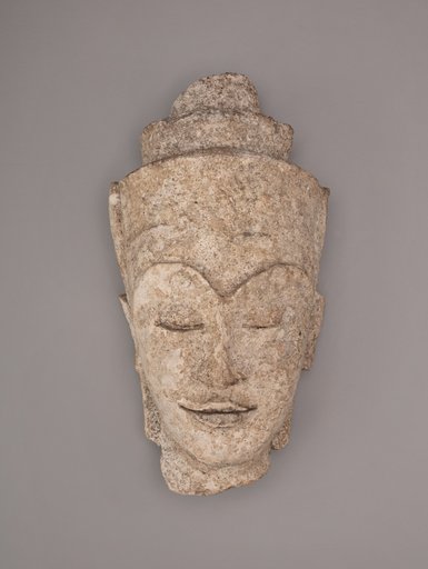 Crowned Head of a Bodhisattva
