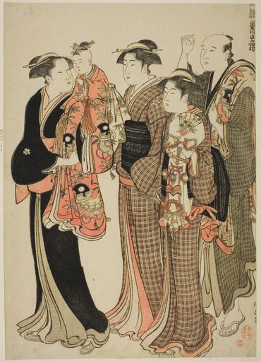 Kamioki, from the series "A Brocade of Eastern Manners (Fuzoku Azuma no nishiki)"