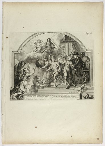 Philip IV Appointing Prince Ferdinand Governor of the Netherlands, plate 25 from Casperius Gevartius, Pompa Introitus Honori Serenissimi Principis Ferdinandi (Triumphal Entry of the Most Serene and Honorable Cardinal-Infante Ferdinand)