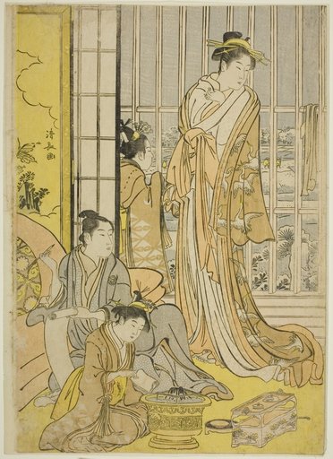 Snowy Morning in the Pleasure Quarters (Seiro yuki no ashita)