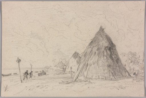 Landscape with Haystacks