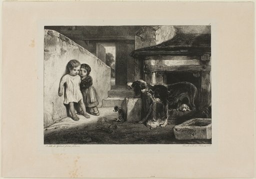 Children Frightened by a Dog