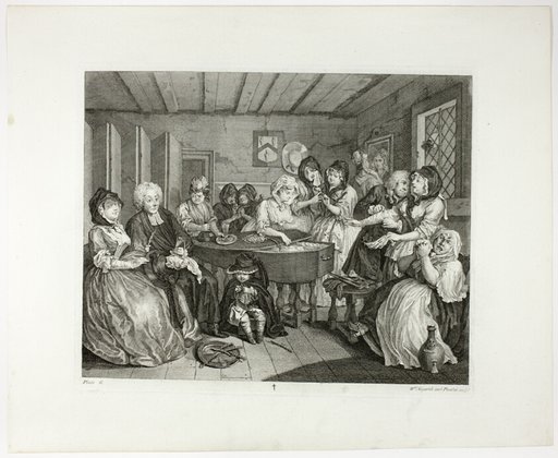 Plate six, from A Harlot's Progress