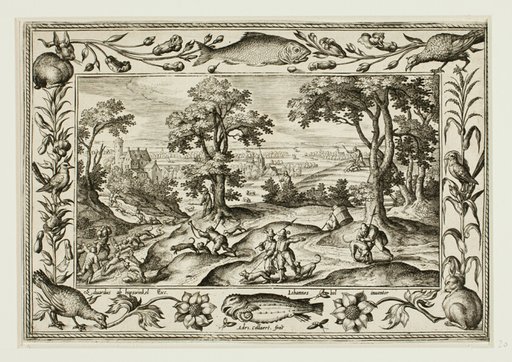 Hare Hunt, from Landscapes with Old and New Testament Scenes and Hunting Scenes