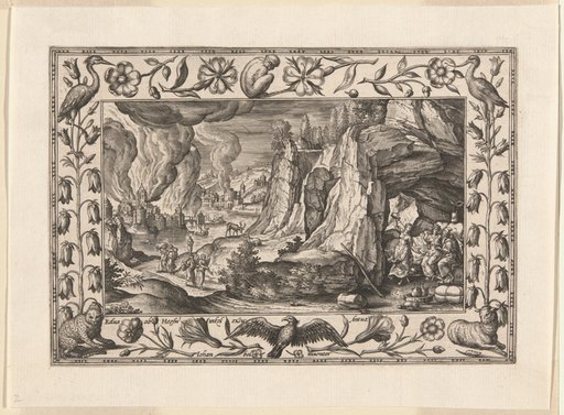 Lot and His Daughters, from Landscapes with Old and New Testament Scenes and Hunting Scenes