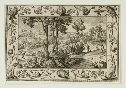 The Enemy Sowing Tares Among the Wheat, from Landscapes with Old and New Testament Scenes and Hunting Scenes