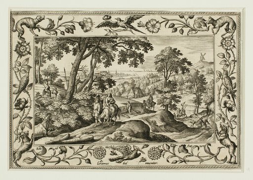 The Flight into Egypt, from Landscapes with Old and New Testament Scenes and Hunting Scenes