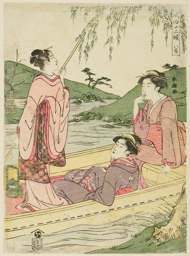 The Eighth Month (Hachigatsu), from the series "Popular Customs of the Twelve Months (Fuzoku juni ko)"