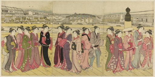 Crossing Nihonbashi Bridge