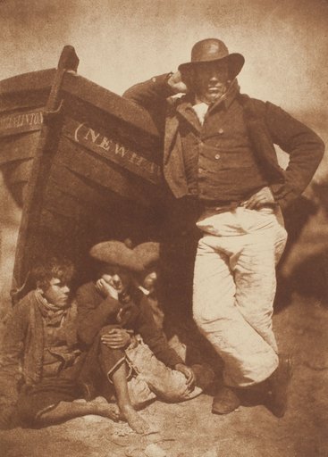 James Linton and Three Boys, Newhaven