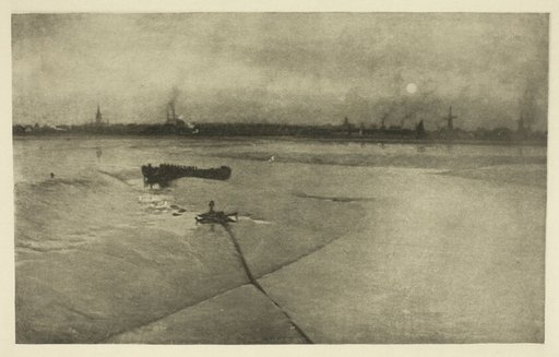 The Last of the Ebb-Great Yarmouth from Breydon