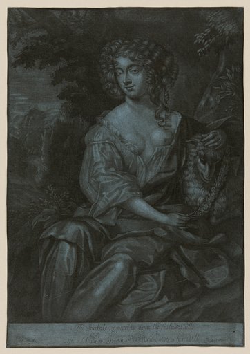 Portrait of Nell Gwyn as a Shedherdess Garlanding a Lamb