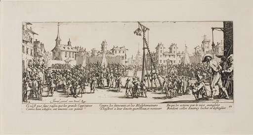 The Strappado, plate ten from The Miseries of War