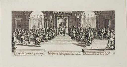 Distribution of Rewards, plate eighteen from The Miseries of War