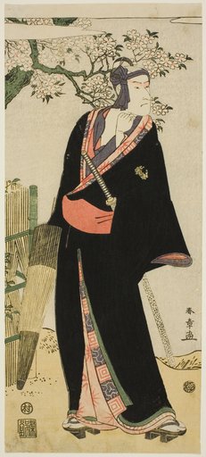Actor Ichikawa Komazô II as Sukeroku