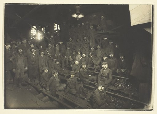 Breaker Boys In Coal Chute, South Pittston, Pennsylvania