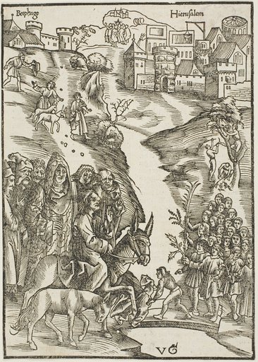 Christ's Entry into Jerusalem, from Passio domini nostri Jesu Christi