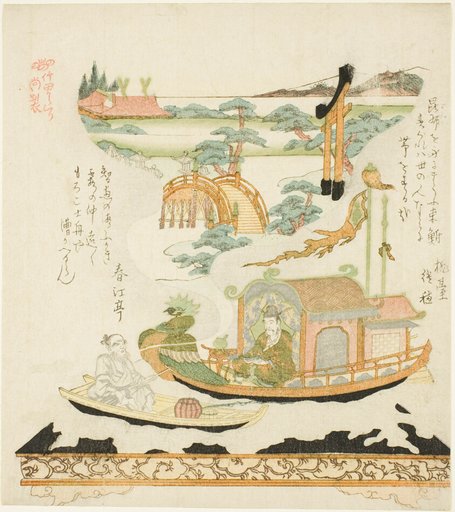 Takeda Mechanical Device (Takeda karakuri): Haku Rakuten (Chinese: Bai Juyi) and the fisherman